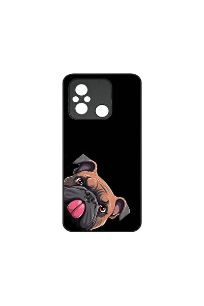 bestcase Λεπτή Γυάλινη Θήκη, Συμβατή με Xiaomi Redmi 12C, Σχέδιο Μπουλντόγκ, ...