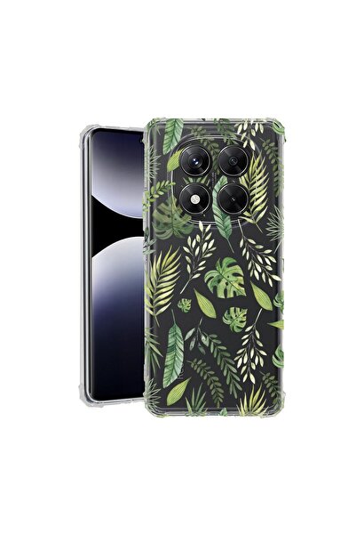 bestcase Θήκη για Xiaomi Redmi Note 15 5G με σχέδιο πράσινα φύλλα, Αντικραδασ...