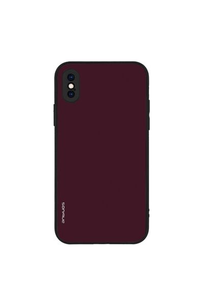 Sonique Θήκη ColorBloc Series για Apple iPhone X / iPhone XS Μπορντό