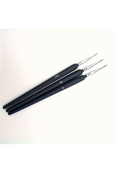 Choice 3pcs 3pcs Fine Point Brushes, Nylon Fine Hair Ultra-Fine Brushes, Prof...