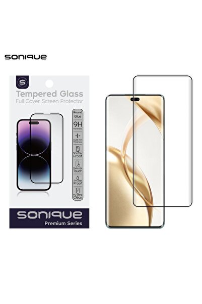 Sonique Curvy Glass Premium Series HD Full Cover 9H Honor 200 Pro 5G Μαύρο