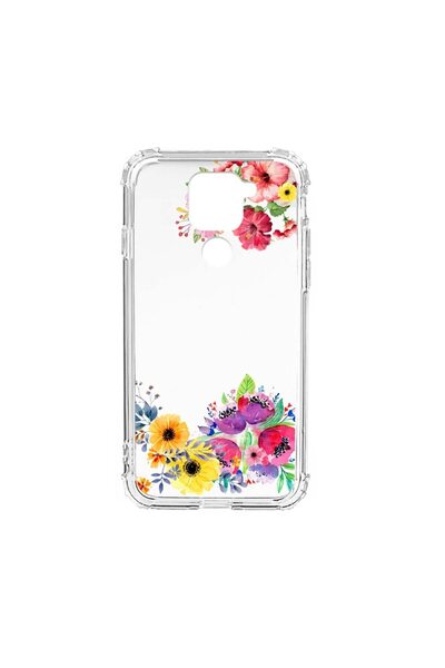 bestcase Husa Anti Shock Silicon Compatibila Cu Xiaomi Redmi Note 9 4G, Flowe...