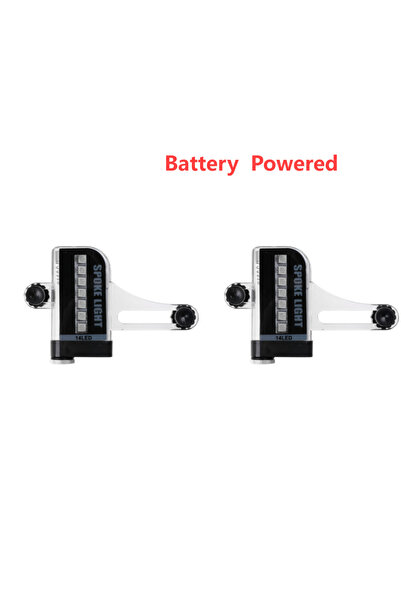 choice2 أضواء LED ملونة للعجلات تعمل بالبطارية وقابلة لإعادة الشحن عبر USB من...