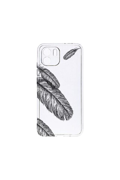 bestcase Διαφανής Θήκη Σιλικόνης 2MM, Συμβατή με Xiaomi Redmi A2, Feathers BW...