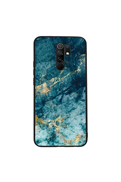 Sonique Θήκη Marble Series για Xiaomi Redmi 9 Μπλε