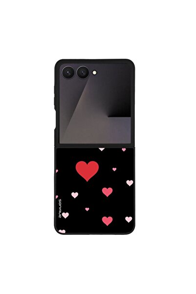 Sonique Θήκη Heart Series για Samsung Galaxy Z Flip 7 Μαύρο