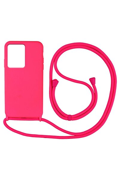 Sonique Θήκη Σιλικόνης με Κορδόνι CarryHang Xiaomi Redmi Note 12 4G Φούξια