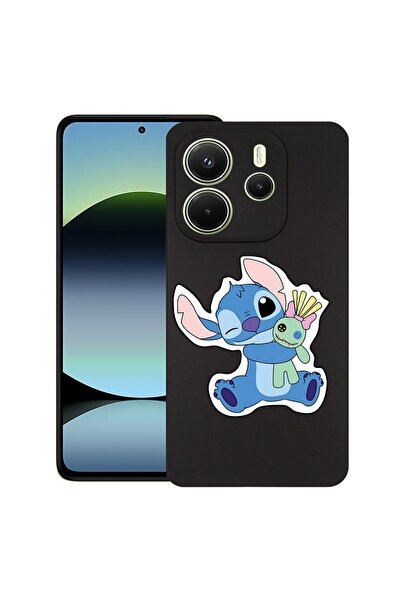 bestcase Калъф за Xiaomi Redmi Note 14, Lilo, тънък силиконов 0.8ММ, удароуст...