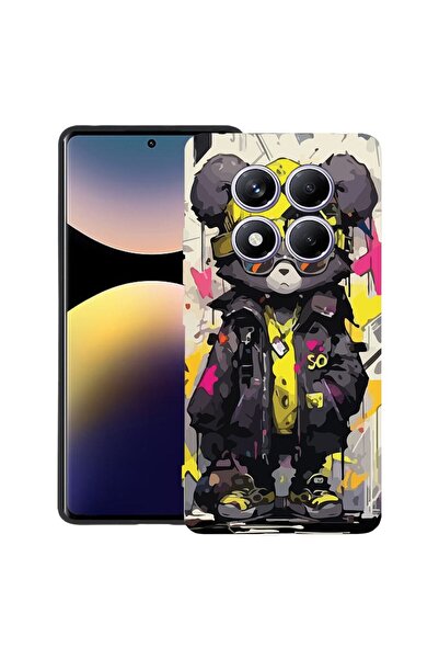 bestcase Θήκη για Xiaomi Redmi Note 14 Pro 4G, Αρκουδάκι σε παστέλ χρώματα, Λ...