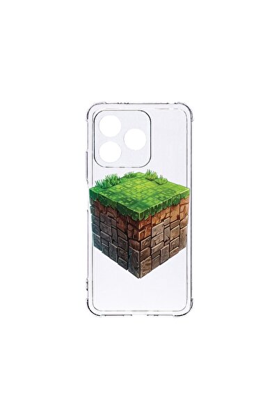 bestcase Husa pentru Xiaomi Redmi 13, BestCase¬Æ Anti Shock 1.5MM, Minecraft ...