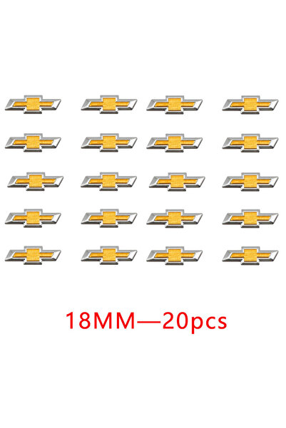 Choice3 18mm-20pcs 18mm Car Key Badge Emblem Replacement Car Key Stickers For...