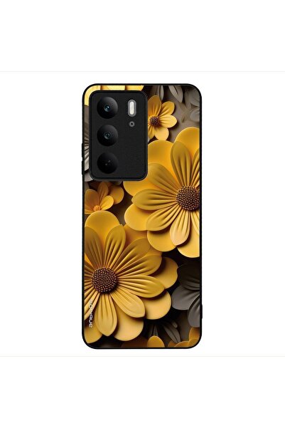 Sonique Θήκη 3D Flower Series για Realme C75 4G Κίτρινο