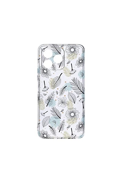 bestcase ¬Æ Husa Clear Silicon 2MM, Compatibila Cu Xiaomi Redmi 13, Flowers, ...