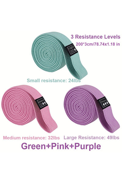 choice2 DUTRIEUX 3 Resistance Levels 3pcs Set Mixed Color Set B Fitness Resis...