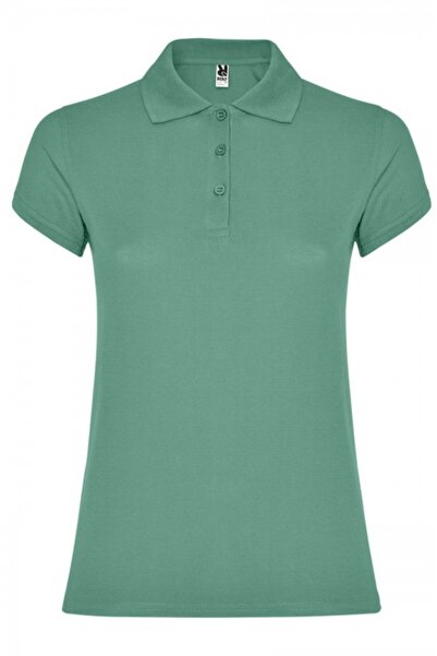 ROLY Women's polo shirt, 100% cotton, Star, dark mint