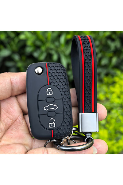 Choice1 With Keychain Silicone Keychain For Audi A1 B6 A6 C5 A4 B5 TT 8N A2 A...