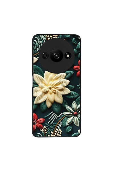 Sonique Θήκη 3D Flower Series για Xiaomi Redmi A3 / Redmi A3x Πράσινο