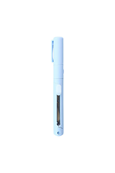 Choice4 Ice blue 2 in 1 Mini Dual Head Scissors Pen Style Design Safety Retra...