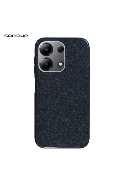 Sonique Θήκη Σιλικόνης Shiny Xiaomi Redmi Note 13 4G Μαύρο