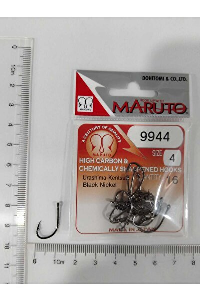 MARUTO 9944 Bn Siyah Nikel Olta İğnesi No : 4