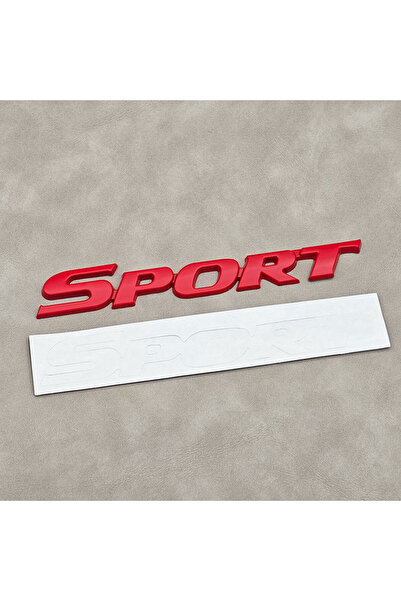 choice2 Metal Red 1Pc Metal ABS Letters Sport Logo Car Rear Trunk Sticker Emb...