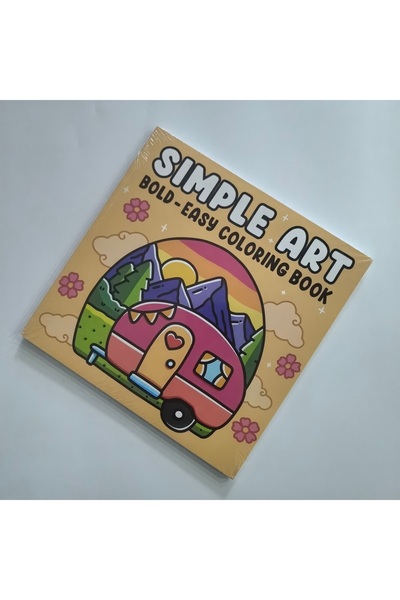 Choice 1 Simple Art Bold-easy Coloring Book for Adults Cute Drawing Book Perf...
