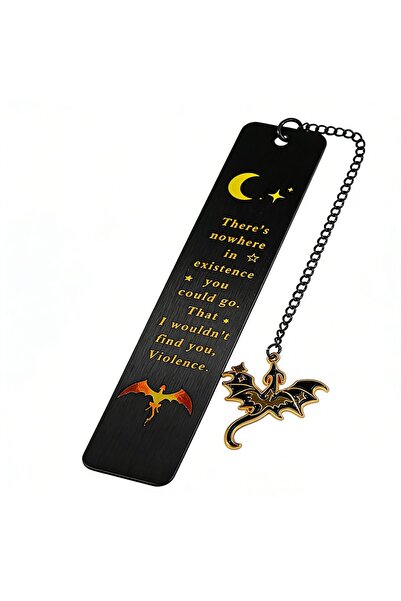 Choice Dragon Bookmark Fourth Wing Dragon Metal Bookmarks Fantasy Book Lover ...