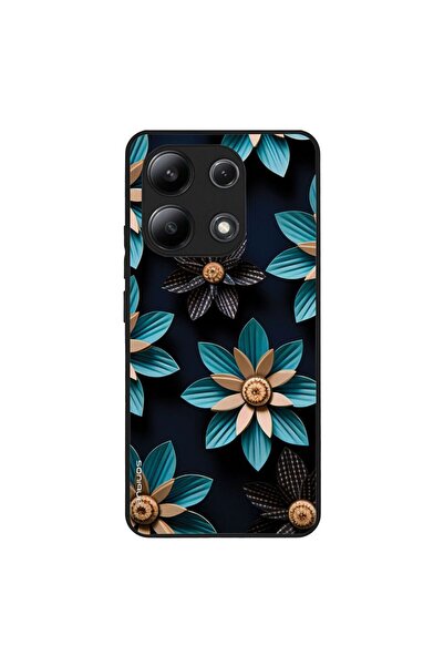Sonique Θήκη 3D Flower Series για Xiaomi Redmi Note 13 4G Γαλάζιο