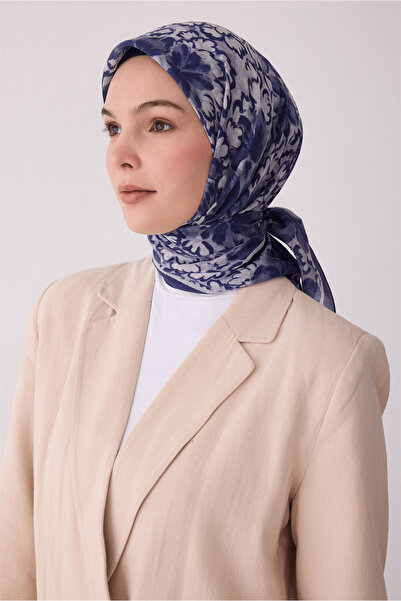 Belli Çiçek Desenli Fresh Rozy Eşarp