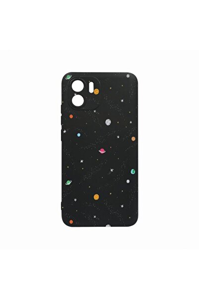 bestcase Калъф, съвместим с Xiaomi Redmi A1, Вселена, Планети, Устойчив на из...