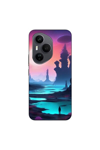 OEM Husa compatibila cu Honor 400 Pro Silicon Gel Tpu Model Mystic Planet