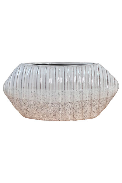 MirageBotanics Cream Nordic Style Beige Color Bohemian Ceramic 23x11 cm Cube ...