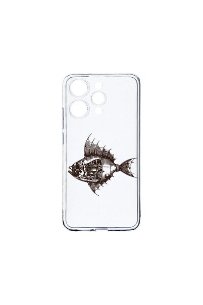 bestcase Διαφανής Θήκη Σιλικόνης 2MM, Συμβατή με Xiaomi Redmi 12 4G, Σχέδιο Ψ...