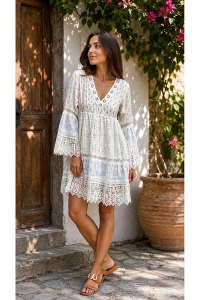 Butik İthal hint elbise