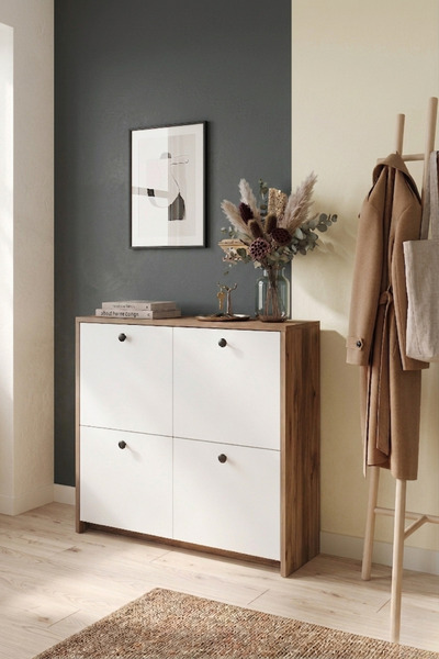 reflekta 4 Kapaklı Dolap Banyo Dolabı Mutfak Dolabı Çok Amaçlı Raflı Dolap