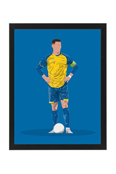 Boomah Accessories Cristiano Ronaldo Al-Nassr FC illustrated Art Poster with ...