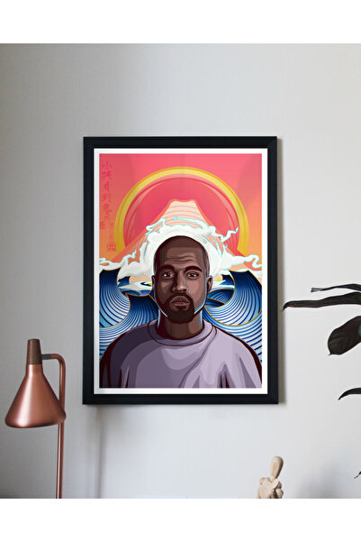 Boomah Accessories Kanye West Poster with Frame 30x40cm