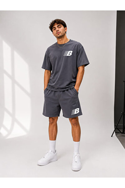 ZAVIXO - Men's T-Shirt and Shorts Set Comfortable Casual Street Style