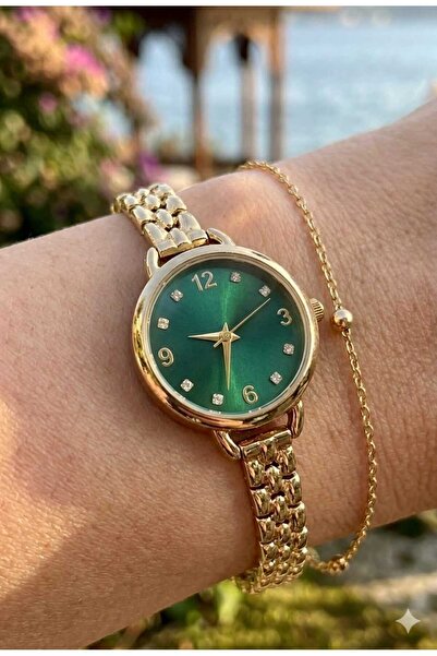 Newera Watch ساعة يد نسائية كلاسيكية بسيطة بسلك معدني