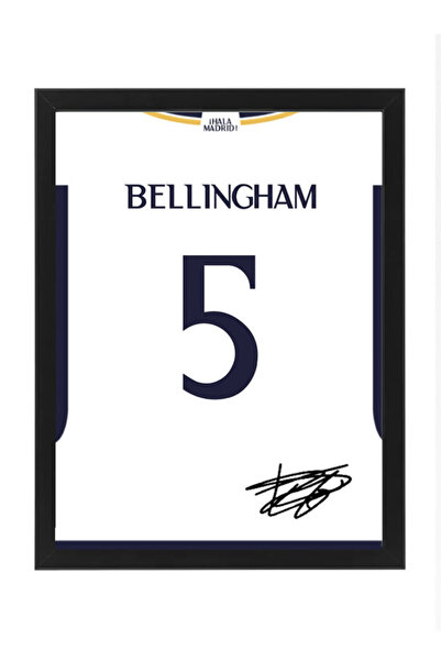 Boomah Accessories Jude Bellingham Real Madrid Autographed Jersey 2023-24 Pos...