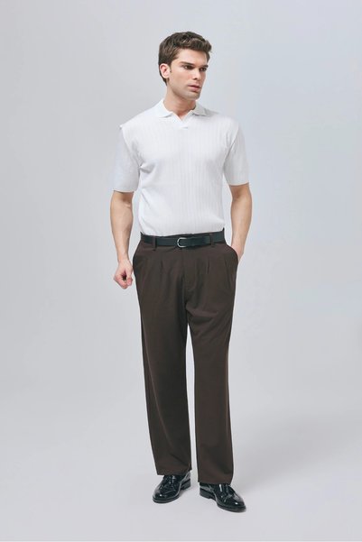 MARDA Baggy Fabric Trousers
