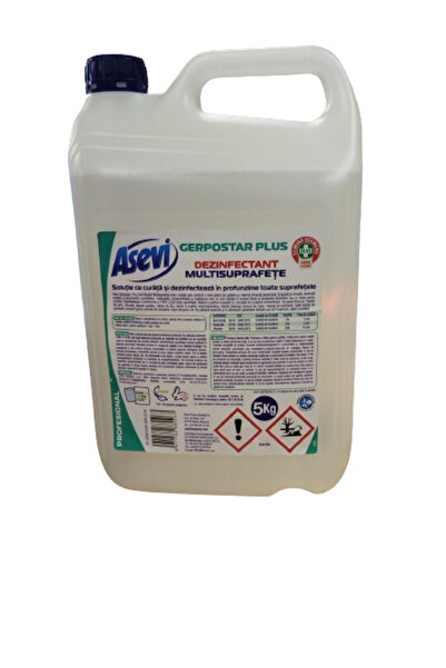 ASEVI Dezinfectant Multisuprafete Concentrat, Profesional, 5 l