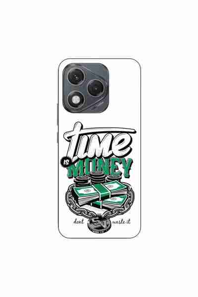 OEM Husa compatibila cu Honor 400 Lite Silicon Gel Tpu Model Mesaj Time Is Money