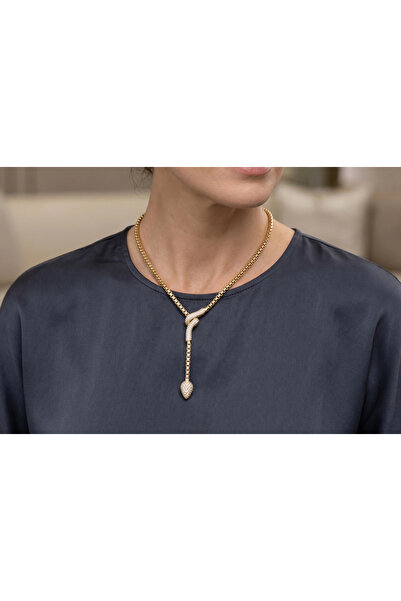 14 Ayar Altın Luxury Knot Y Kolye