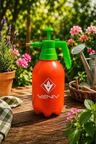 VENİV 2 Litre Basınçlı İlaç Pompası & Köpük Püstürtücü- Dayanıklı Bakır Nozul