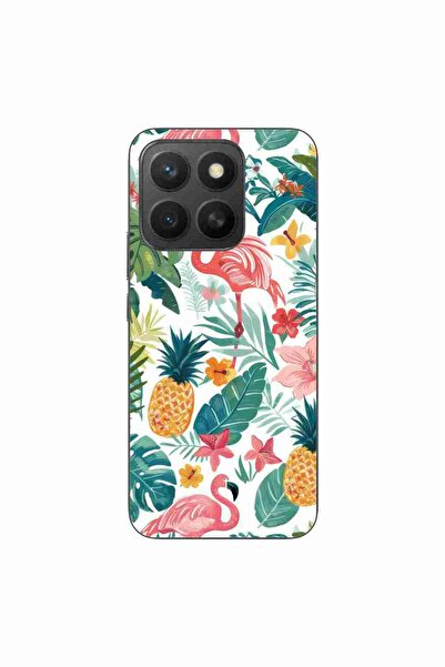 OEM Husa compatibila cu Honor X8c Silicon Gel Tpu Model Tropical Pattern