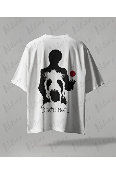 Nulivez Death Note Ryuk Oversize Unisex T-Shirt - Anime Printed Streetwear Ma...