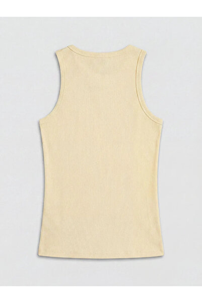 LC Waikiki Beige Crew Neck Women's Tank Top