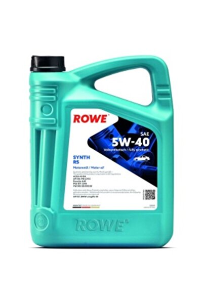 ROWE Ulei Motor 5W40 HIGHTEC SYNT RS 5L – Ulei Sintetic Motor Benzina & Diesel