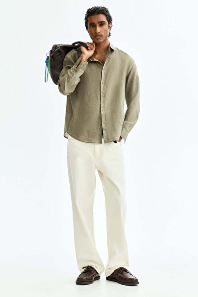 H&M Slim Fit Linen shirt